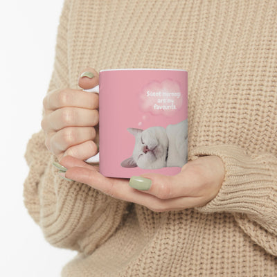 Maya the Deaf Cat | Ceramic Coffee Mug (11oz & 15oz)